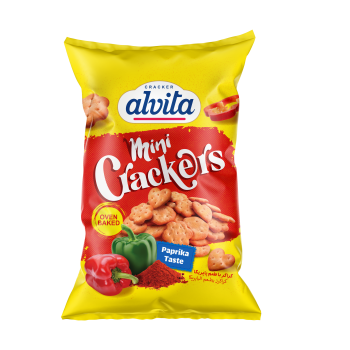 Alvita Paprika Mini Crackers. Purchase NOW!