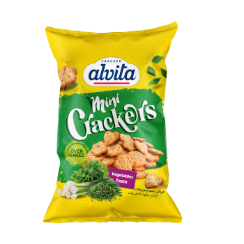 Alvita Vegetable Mini Crackers for Export
