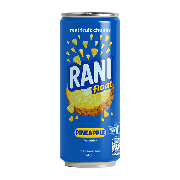 Rani with pineapple pieces