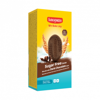 Dark Chocolate Sugar-free biscuits from Farkhondeh